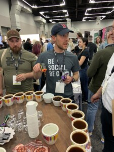 Coffee Cupping Exercise at Lafayette Coffee Fest